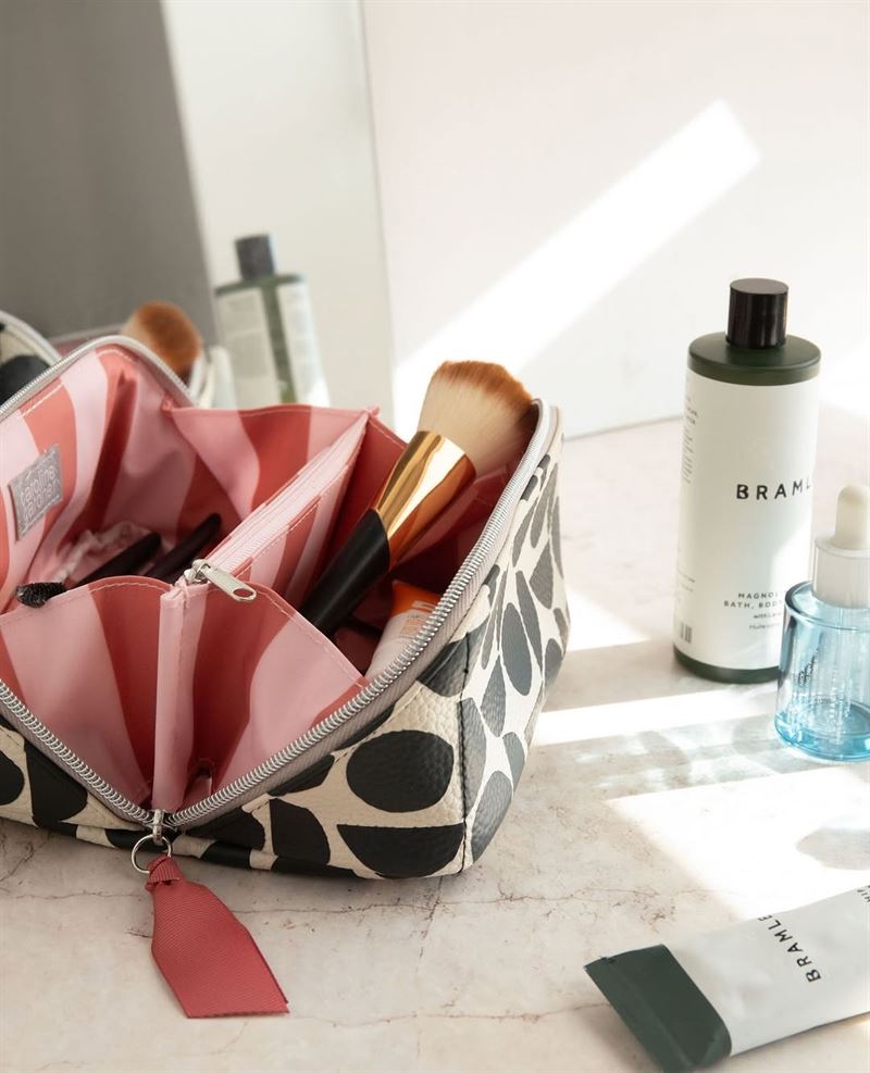 Diagonal Cosmetic Bag