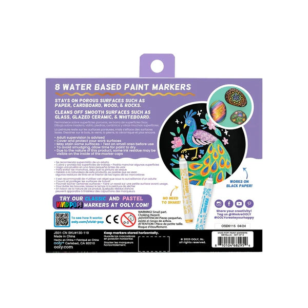 Vivid Pop! Water Based Paint Markers