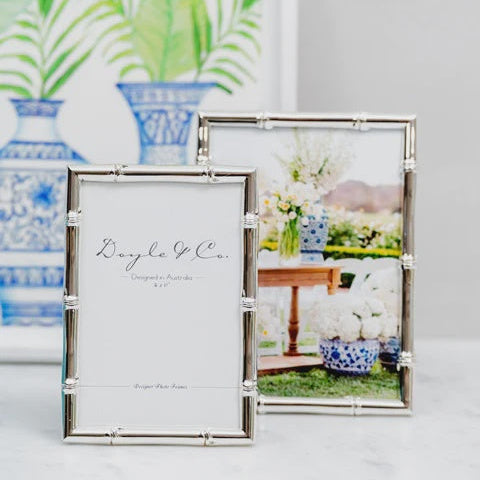 Silver Plated Bamboo Frame