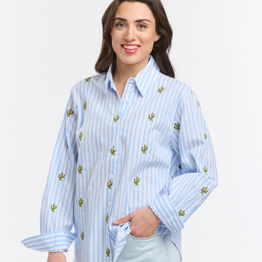 Stripe Cactus Shirt