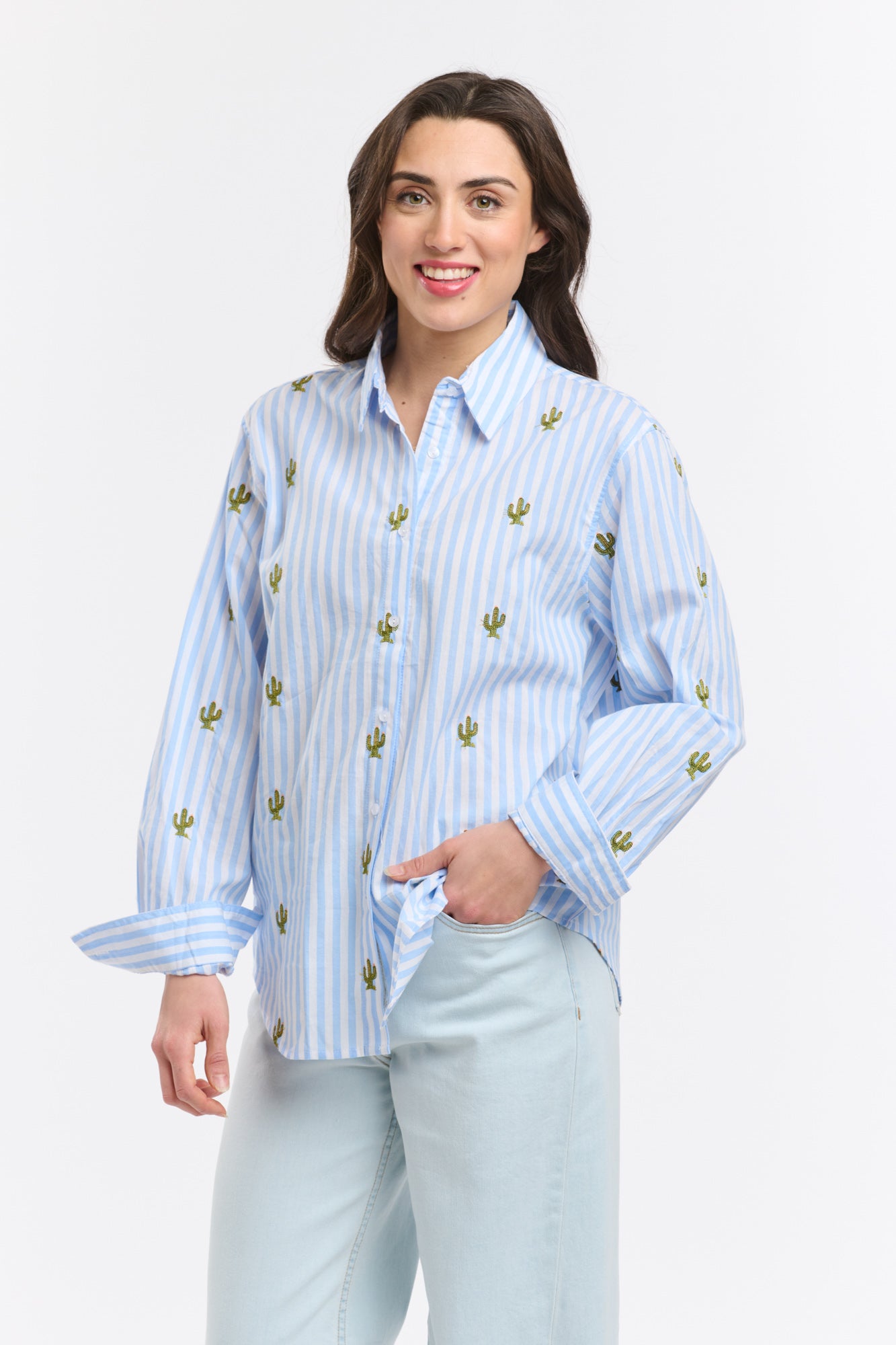 Stripe Cactus Shirt