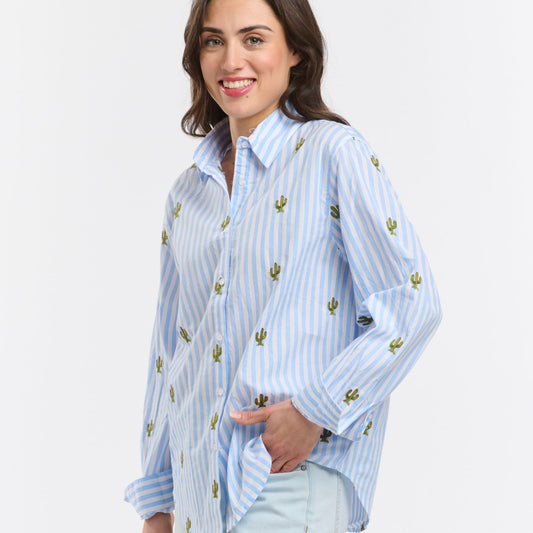 Stripe Cactus Shirt
