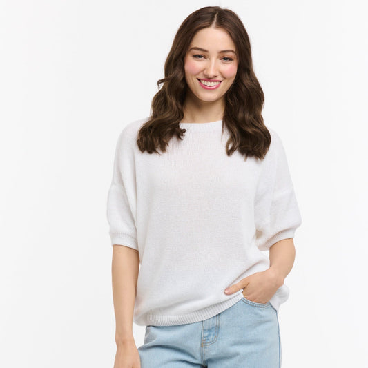 Kylie Sweater - White