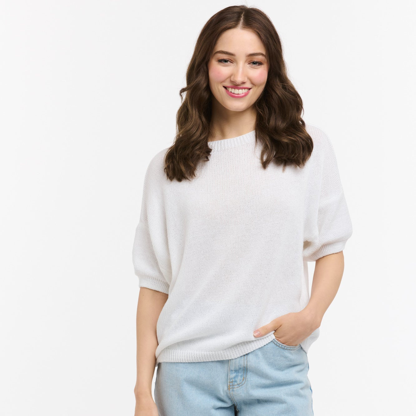 Kylie Sweater - White