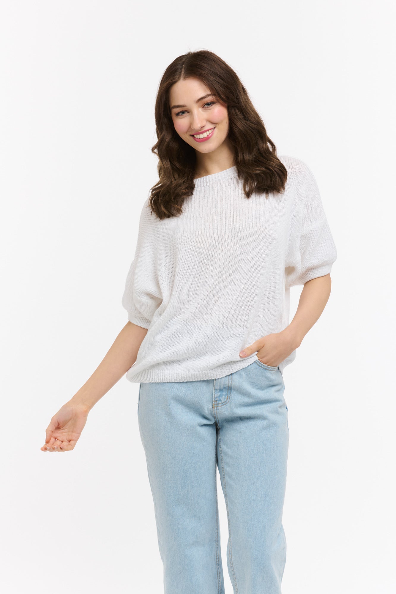 Kylie Sweater - White