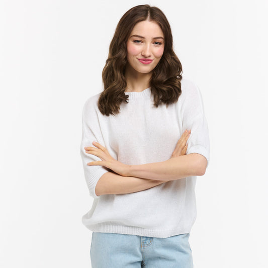 Kylie Sweater - White