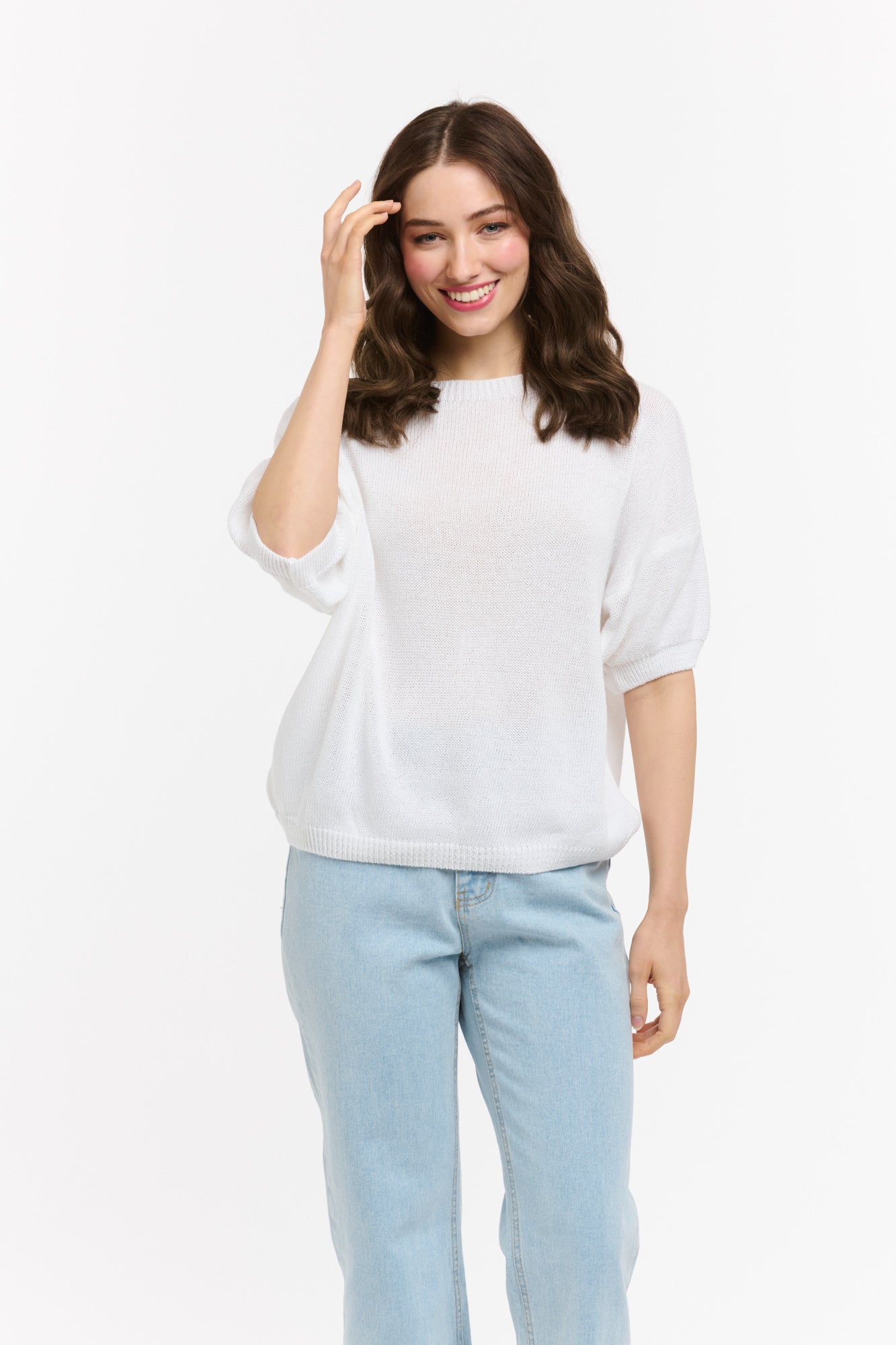Kylie Sweater - White