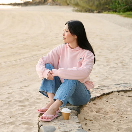 Arch Support Jandals - Crystal Pink