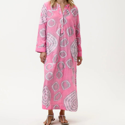 Bazaar Foil Hot Pink Dress