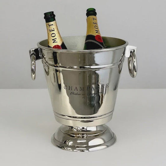 Champagne Bucket Nickel Footed