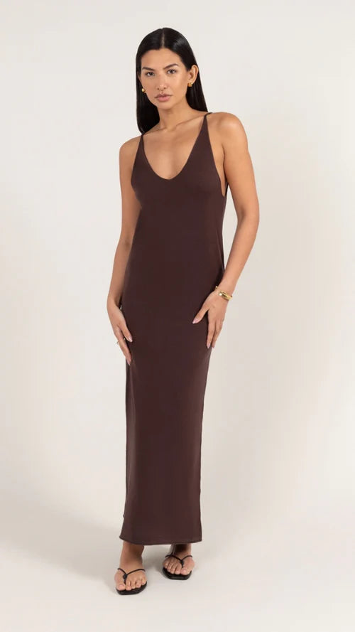 Sofia Dress - Expresso