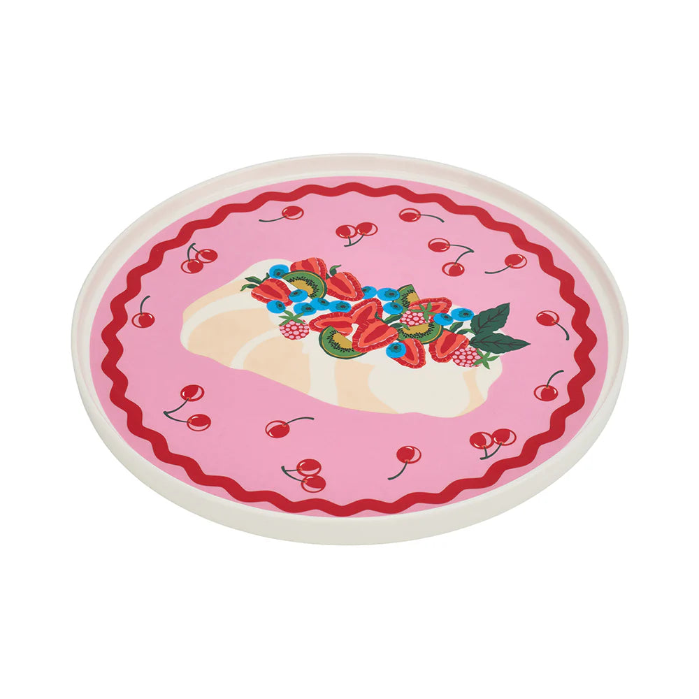 Xmas Pavlova Round Plate