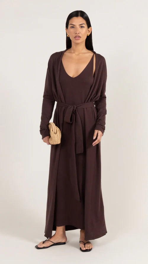 Sofia Cardigan - Expresso