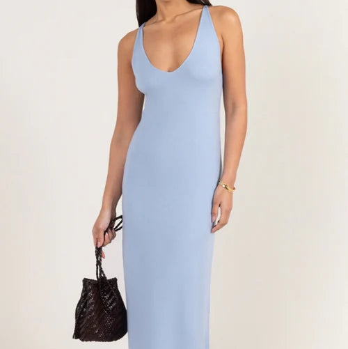 Sofia Dress -Sky Blue