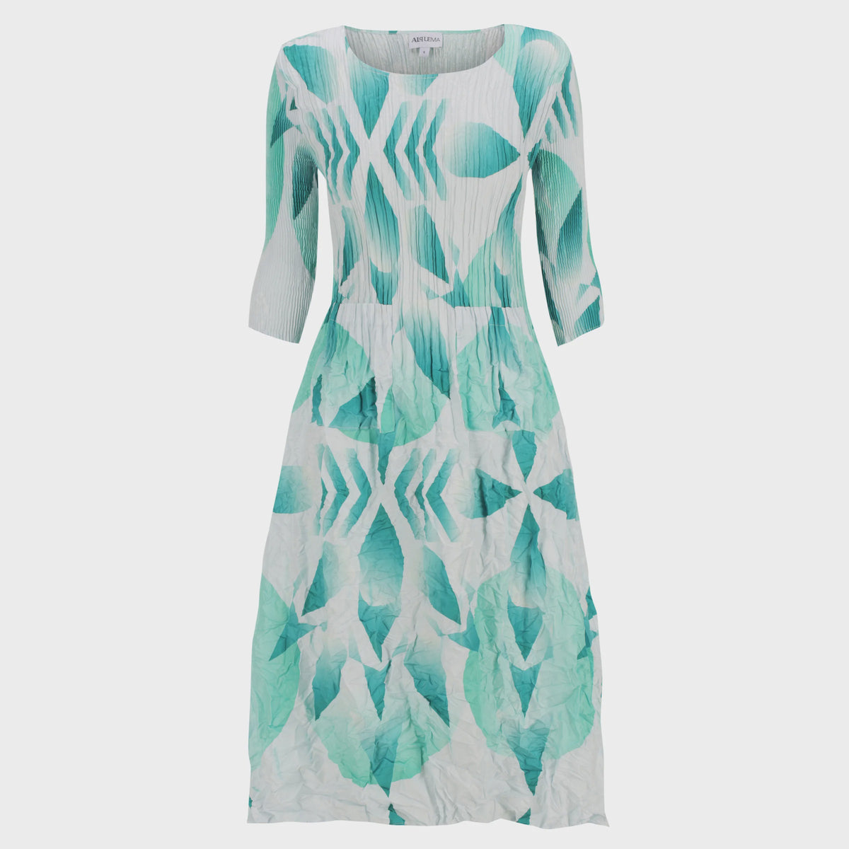 3/4 Sleeve Smash Pocket Dress - Gatsby