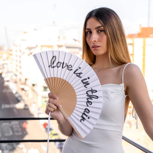 Hand Fan with Gift Box - Love is in the air