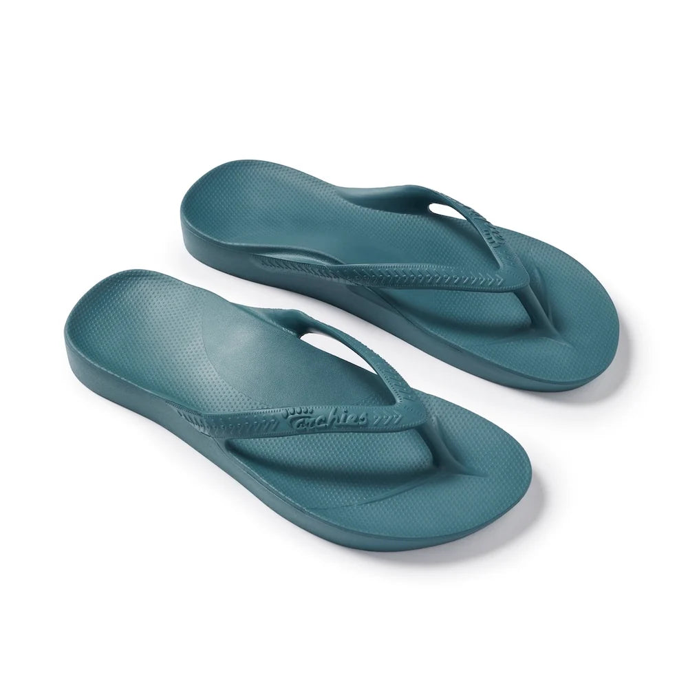 Arch Support Jandals - Teal