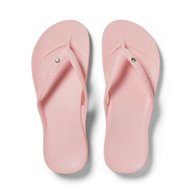 Arch Support Jandals - Crystal Pink