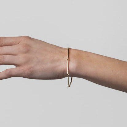 Holland Silver Bar Bracelet