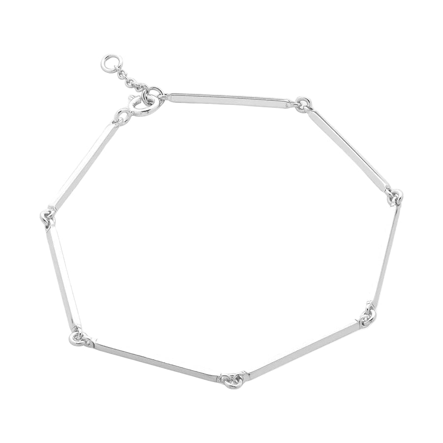 Holland Silver Bar Bracelet