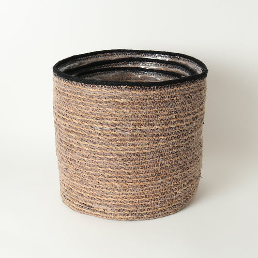 Seagrass/Jute Stripe Basket