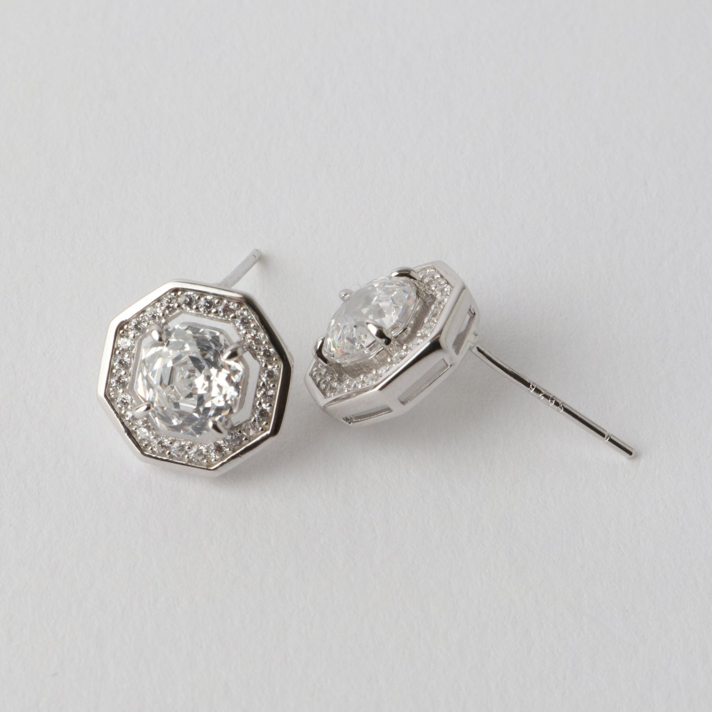 Celine Cubic Zirconia Earrings 925 Silver