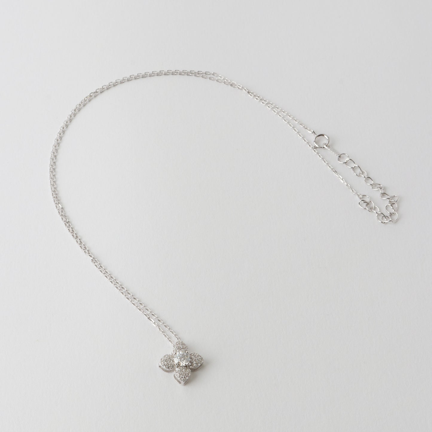 Amelia Cubic Zirconia Necklace 925 Silver