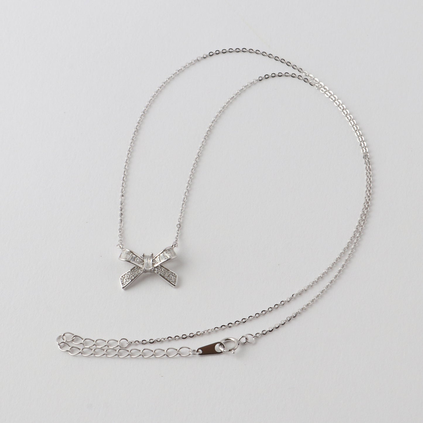 Audrey Cubic Zirconia Necklace 925 Silver