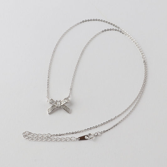 Audrey Cubic Zirconia Necklace 925 Silver