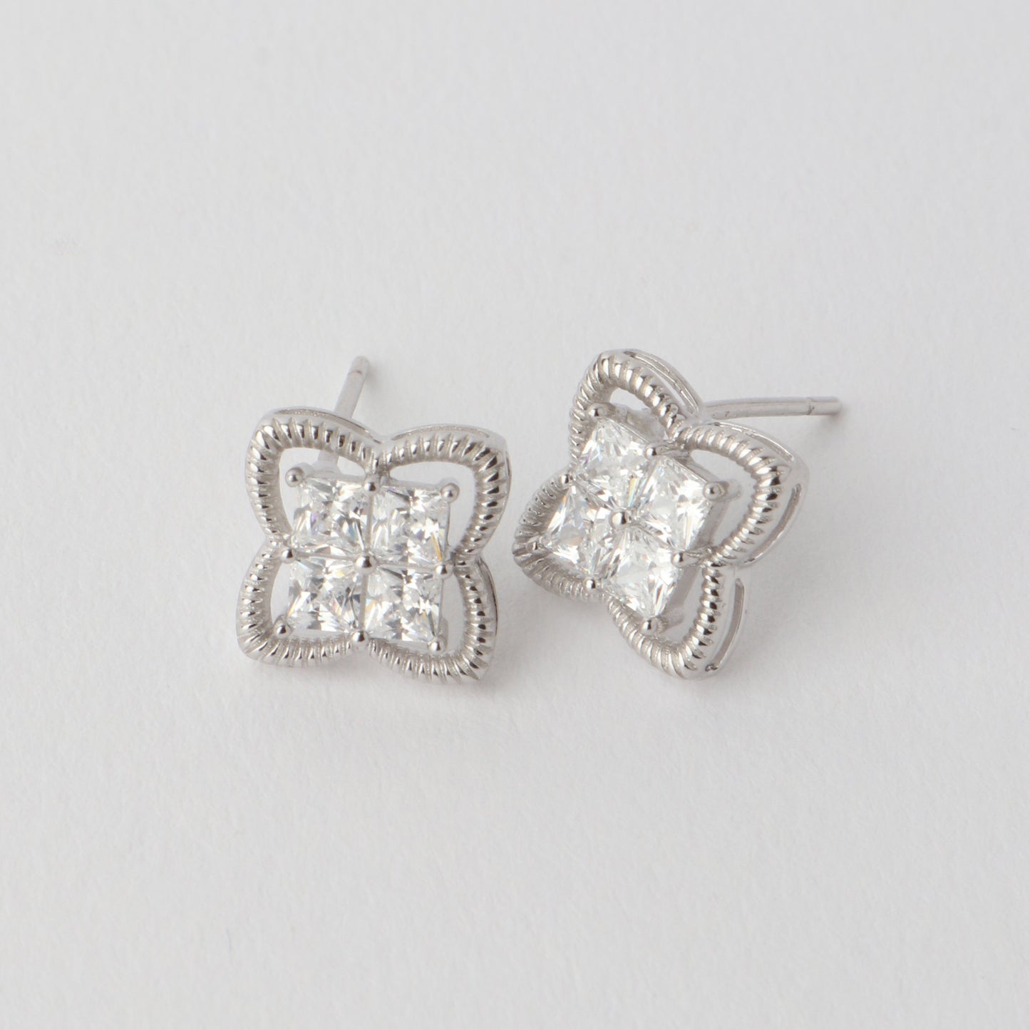 Bella Cubic Zirconia Earrings 925 Silver