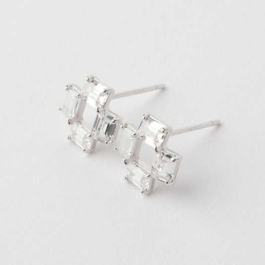 Catalina Cubic Zirconia Earrings 925 Silver