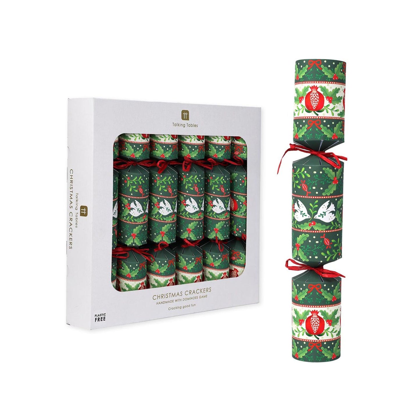 Folklore Green Christmas Crackers