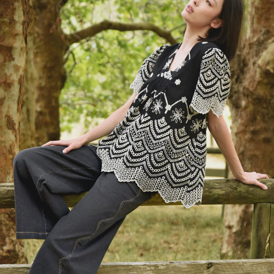 WAVE THE DAY Jean - Black