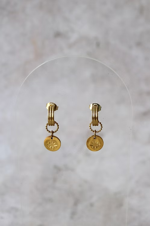 Vera Hoop Studs