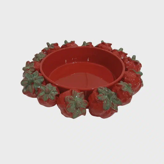 Ceramic Strawberry Bowl