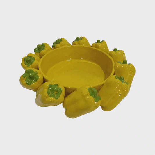 Ceramic Bell Pepper Bowl