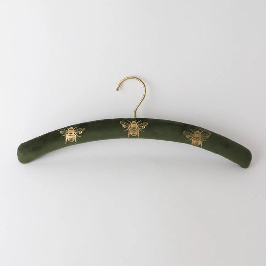 Velvet Bee Coat Hanger S/2