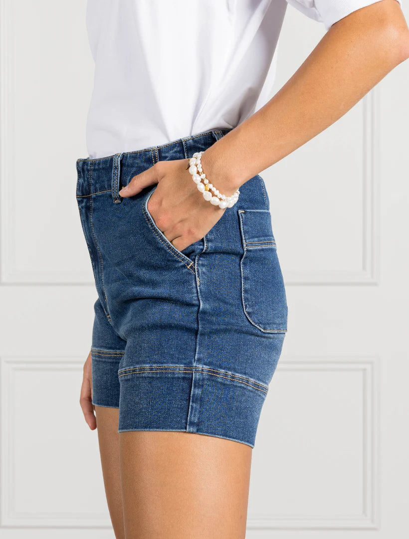 Daisy Denim Short