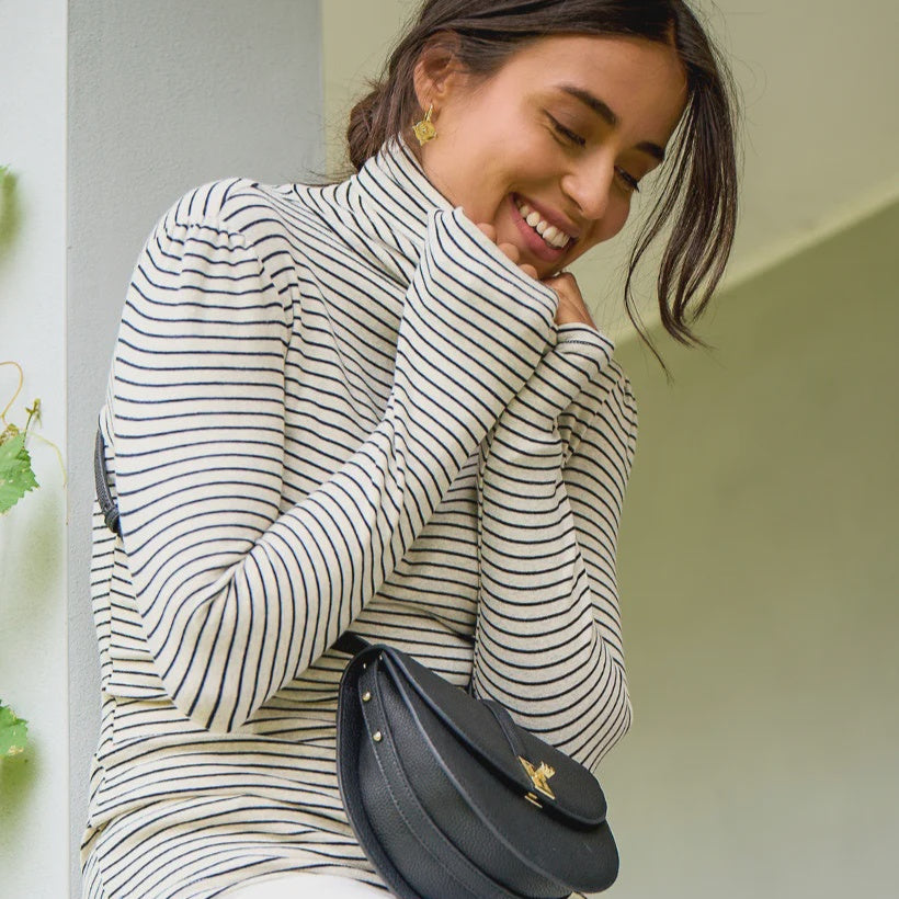Dhalia Roll Neck Top