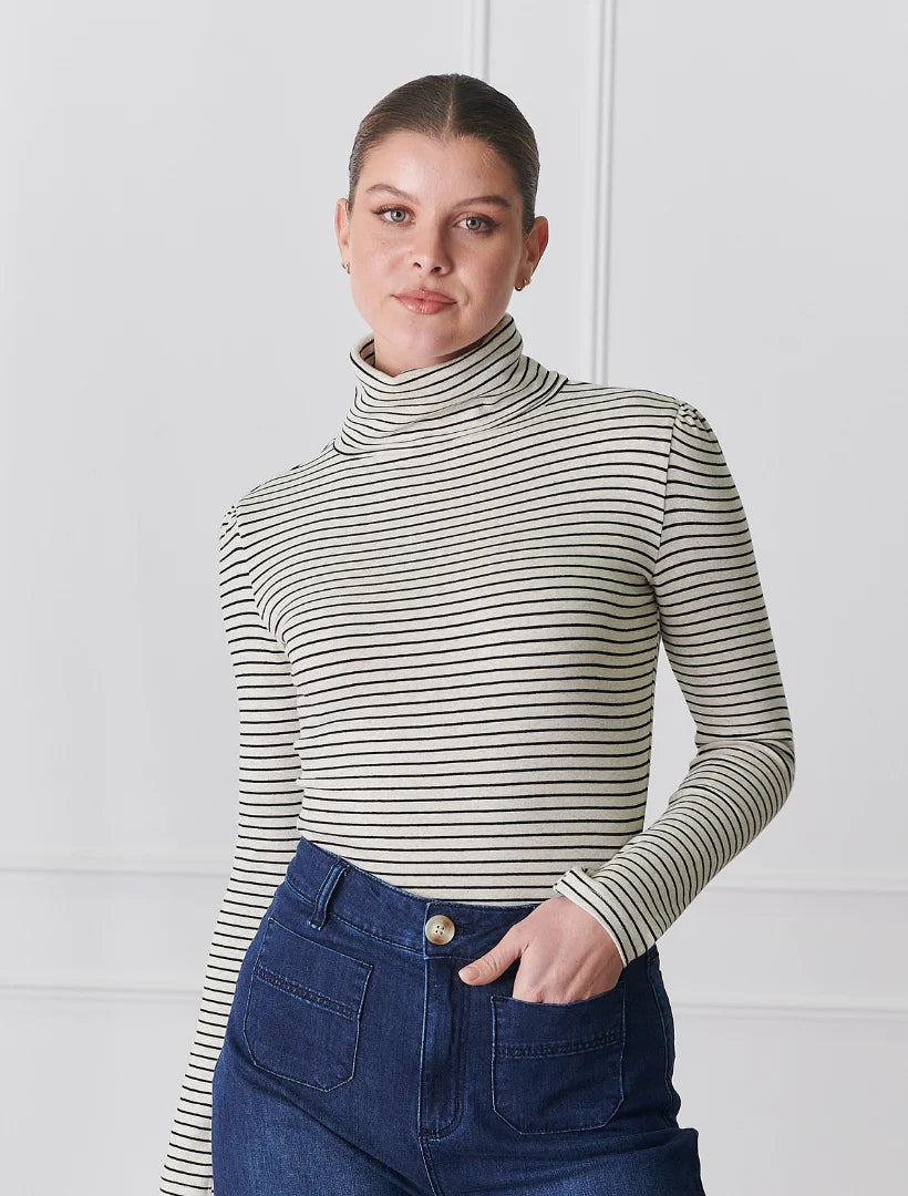 Dhalia Roll Neck Top
