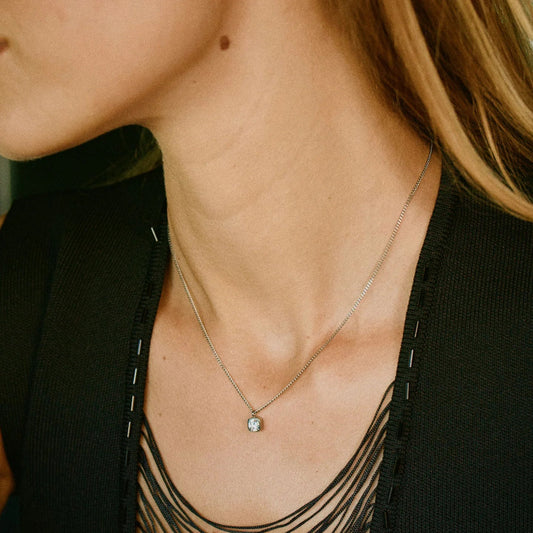 Gemma Necklace - Steel