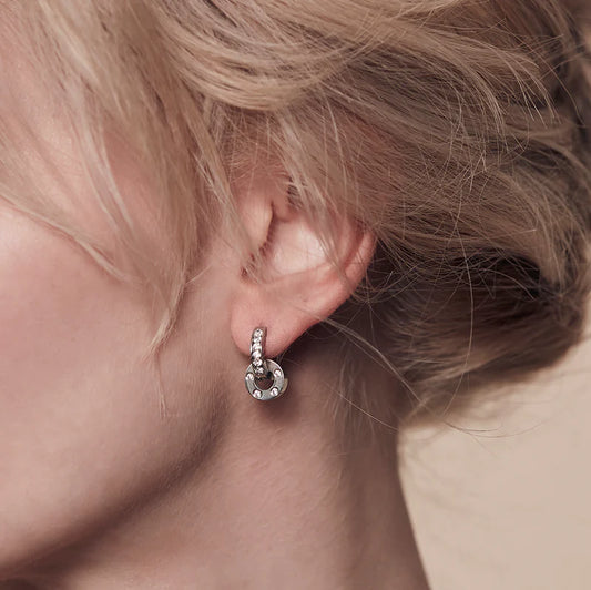 Ida Orbit Earrings - Steel