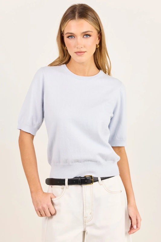 Edition Ice Blue Crewneck Knit Tee