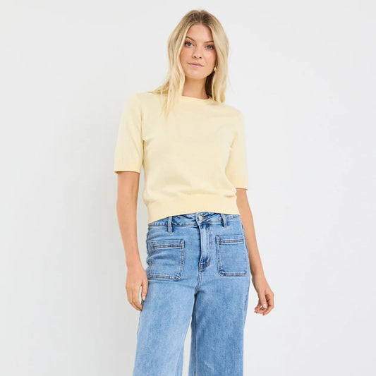 Edition Lemon Crewneck Knit Tee
