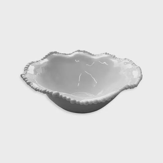 Melamine Pearl Bowl 28cm - White