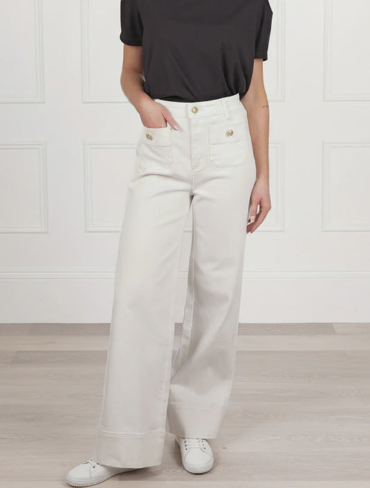 Farrah Denim Jean - White