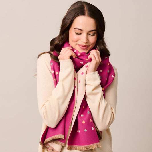 Mini Hearts Scarf