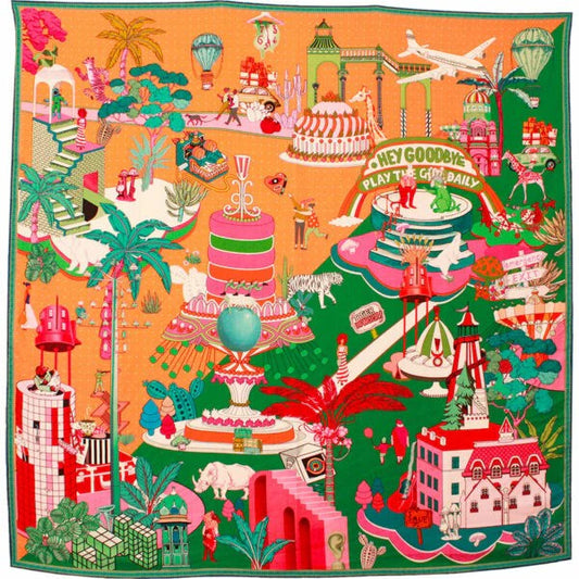 Wool & Silk Scarf 70x70