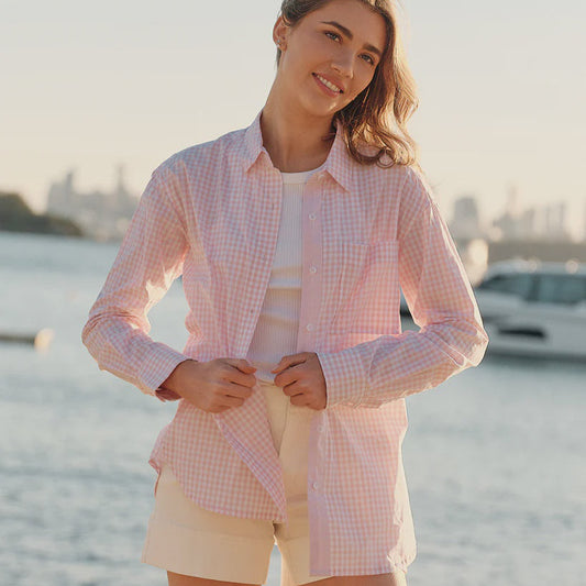 Charlie Gingham Shirt - Pink