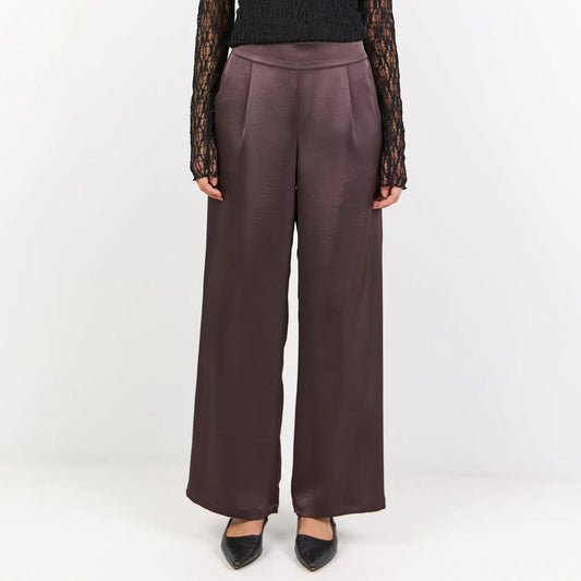 Grandeur Satin Wide Leg Pants